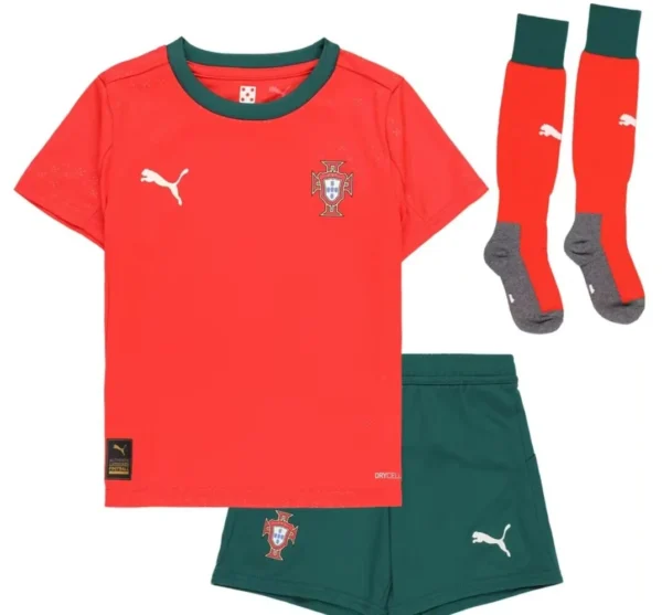 Portugal Home Kids Set jersey 2025