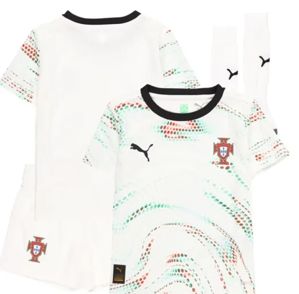 Portugal Away Kids Set jersey 2025