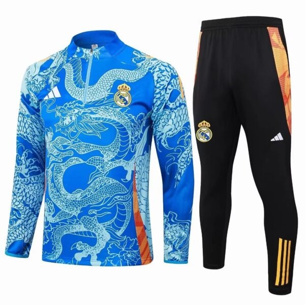 Real Real Madrid  Kids Training suit 2024/2025-Dragons of China - Image 4