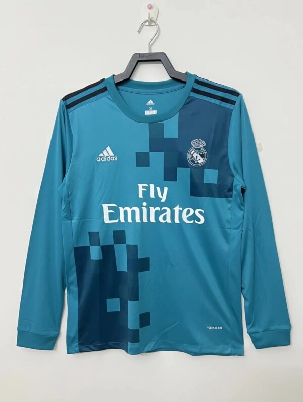 Retro Real Madrid Third jersey-2017/2018 Long Sleeve