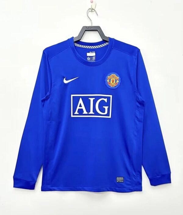 Retro Manchester United Away 2007/2008-Long Sleeves