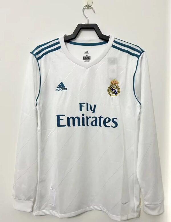 Retro  Real Madrid Home jersey-2017/2018-Long Sleeve