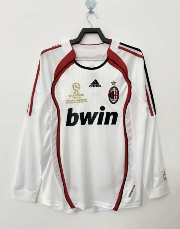 Retro AC Milan away jersey-2006/2007-Long Sleeve