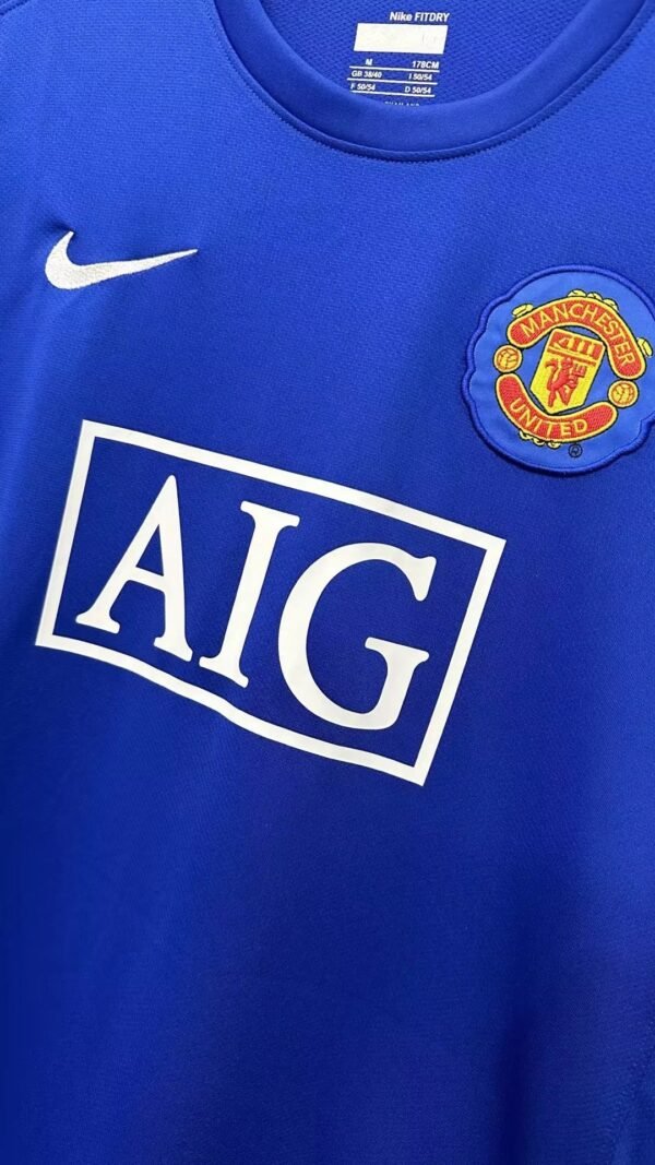 Retro Manchester United Away 2007/2008-Long Sleeves - Image 5