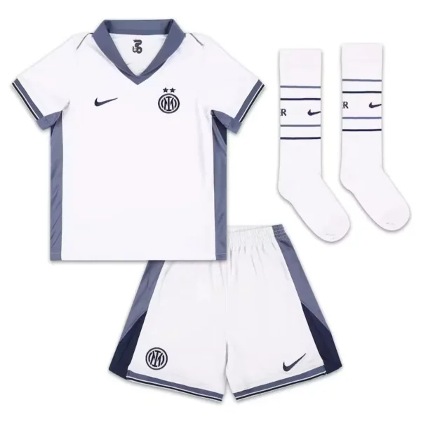 Inter MiLan Away Kids Set jersey 2024/2025
