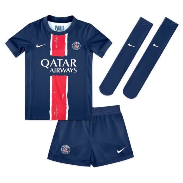 Paris Saint-Germain Home Kids Set jersey 2024/2025