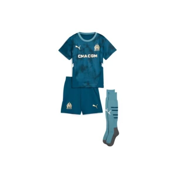 Olympique Marseille Away Kids Set jersey 2024/2025