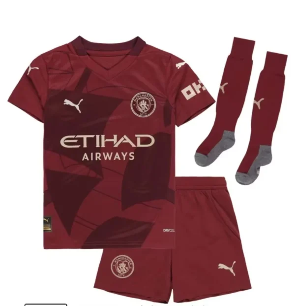 Manchester City Third Kids set jersey 2024/2025