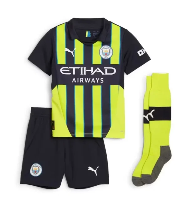 Manchester City Away Kids set jersey 2024/2025
