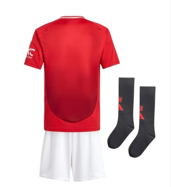 Manchester United Home Kids set jersey 2024/2025 – Bild 2