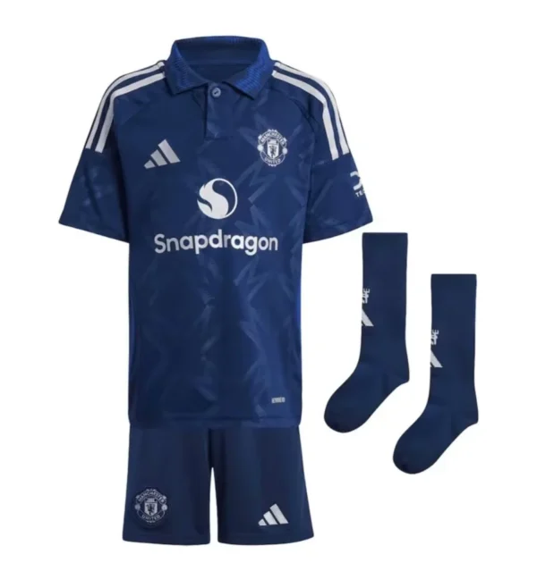 Manchester United Away Kids set jersey 2024/2025