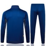 Retro Real Madrid 2025/2026 Jacket Suit Treasure Blue Back View