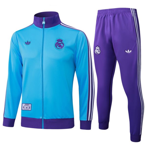 Retro Real Madrid Kids Jacket Suit  2025/2026 - Image 7