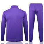 Retro Real Madrid 2025/2026 Jacket Suit Purple Back View