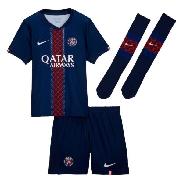 Paris Saint-Germain Home Kids Set jersey 2025/2026