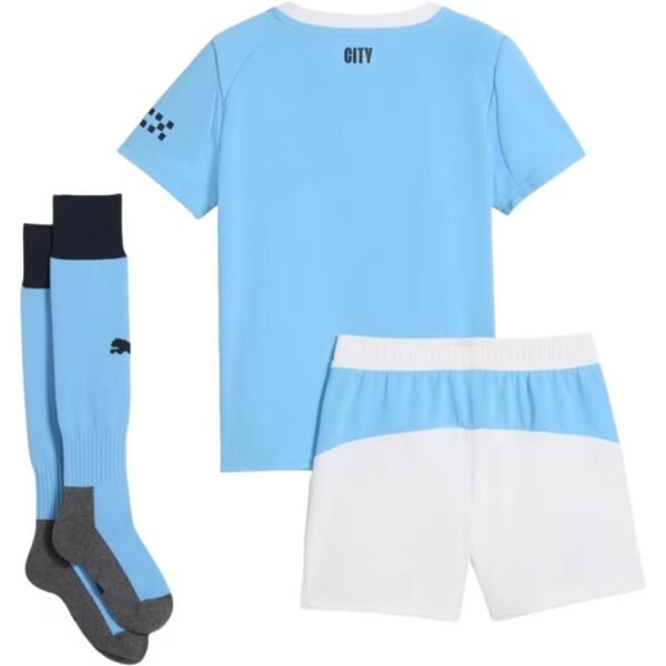 Manchester City Home Kids set jersey 2025/2026 – Image 2