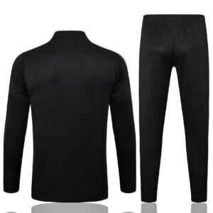 Manchester United 2025/2026 Retro Kids Training Suit Black Back.jpg