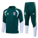 Italy 2026/2027 Jacket Training suit Dark Green Front.jpg